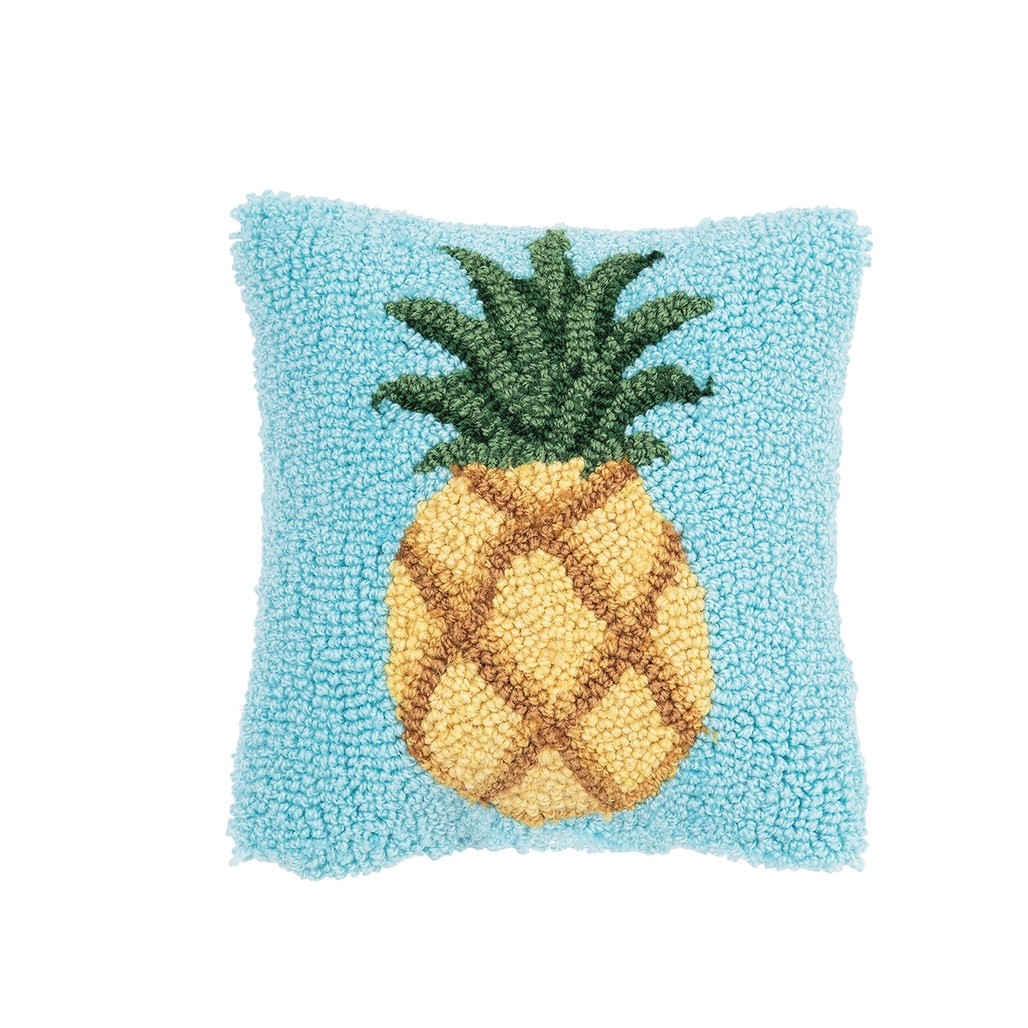 Pineapple Hooked Pillow 8" | The Shops at Colonial Williamsburg