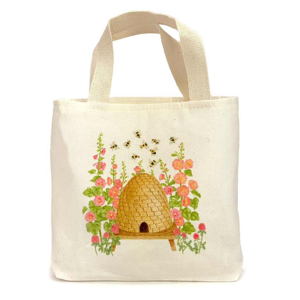 Mini Canvas Gift Tote - Bee Skep | The Shops at Colonial Williamsburg