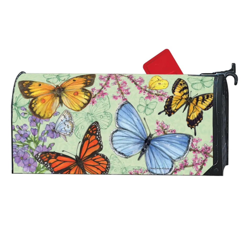 Butterfly Dance Summer MailWrap Mailbox Cover | The Shops at Colonial Williamsburg