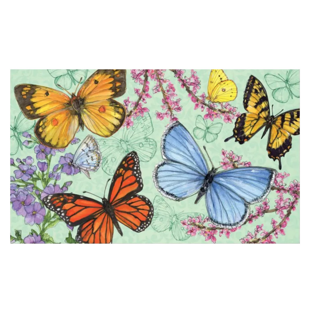 Butterfly Dance Summer MatMate Doormat Insert | The Shops at Colonial Williamsburg