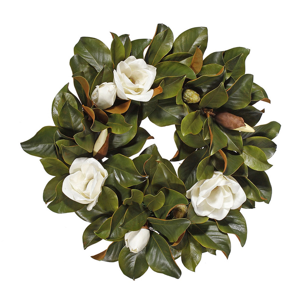 Magnolia Blossoms Wreath 24" | The Shops at Colonial Williamsburg