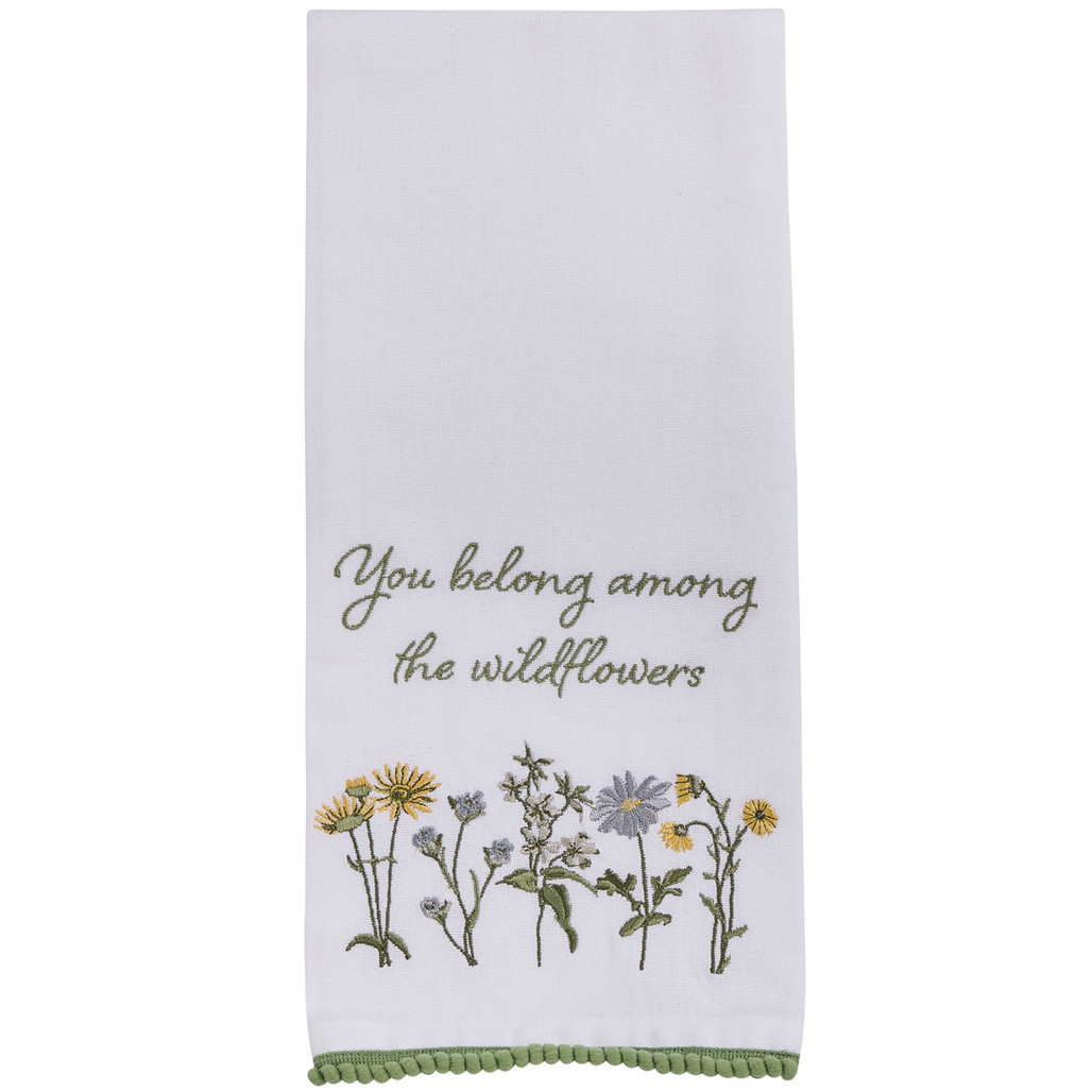 WILLIAMSBURG "You Belong Among the Wildflowers" Kitchen Towel | The Shops at Colonial Williamsburg