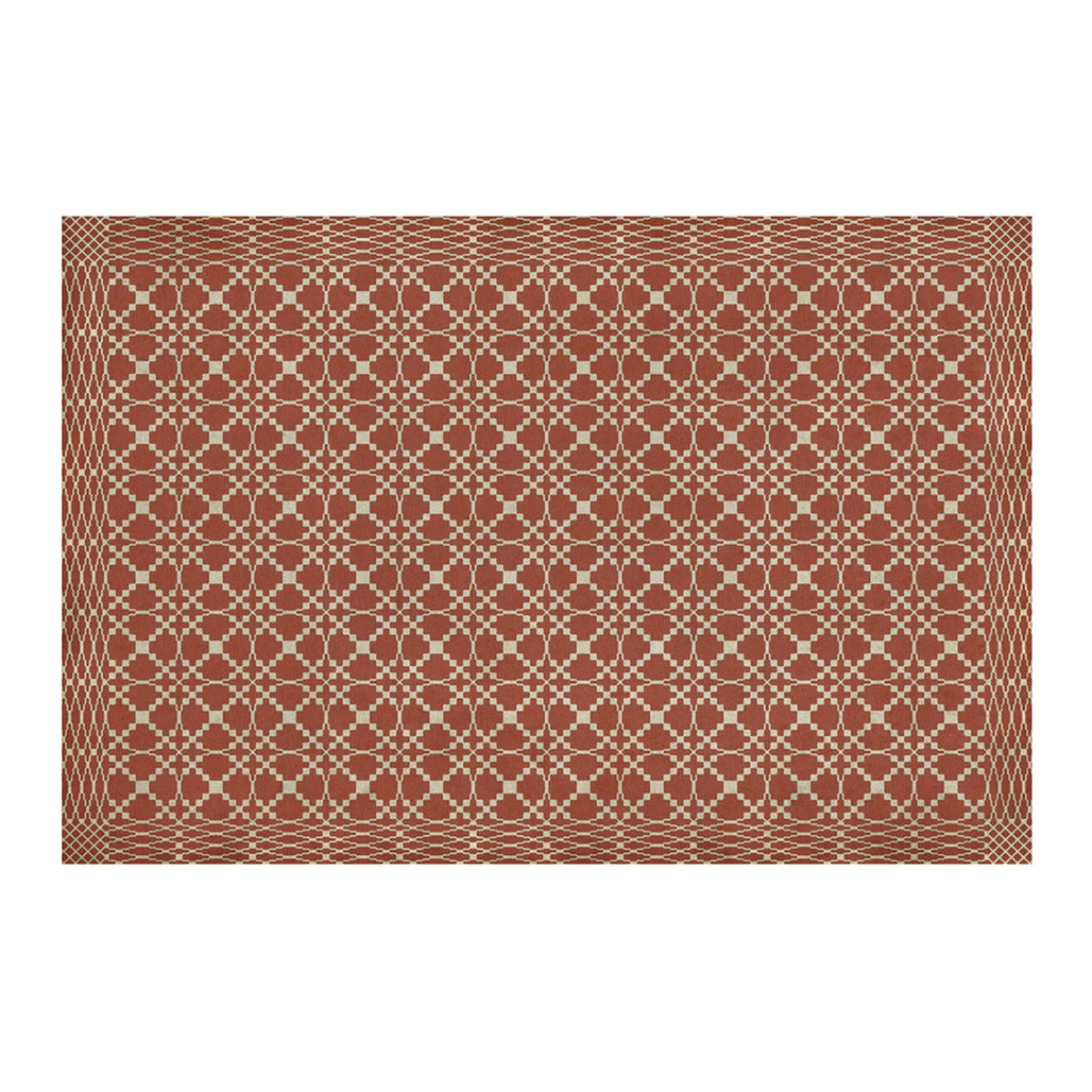 WILLIAMSBURG Woven "Rappahannock Est 1833" Vintage Vinyl Floorcloth | The Shops at Colonial Williamsburg