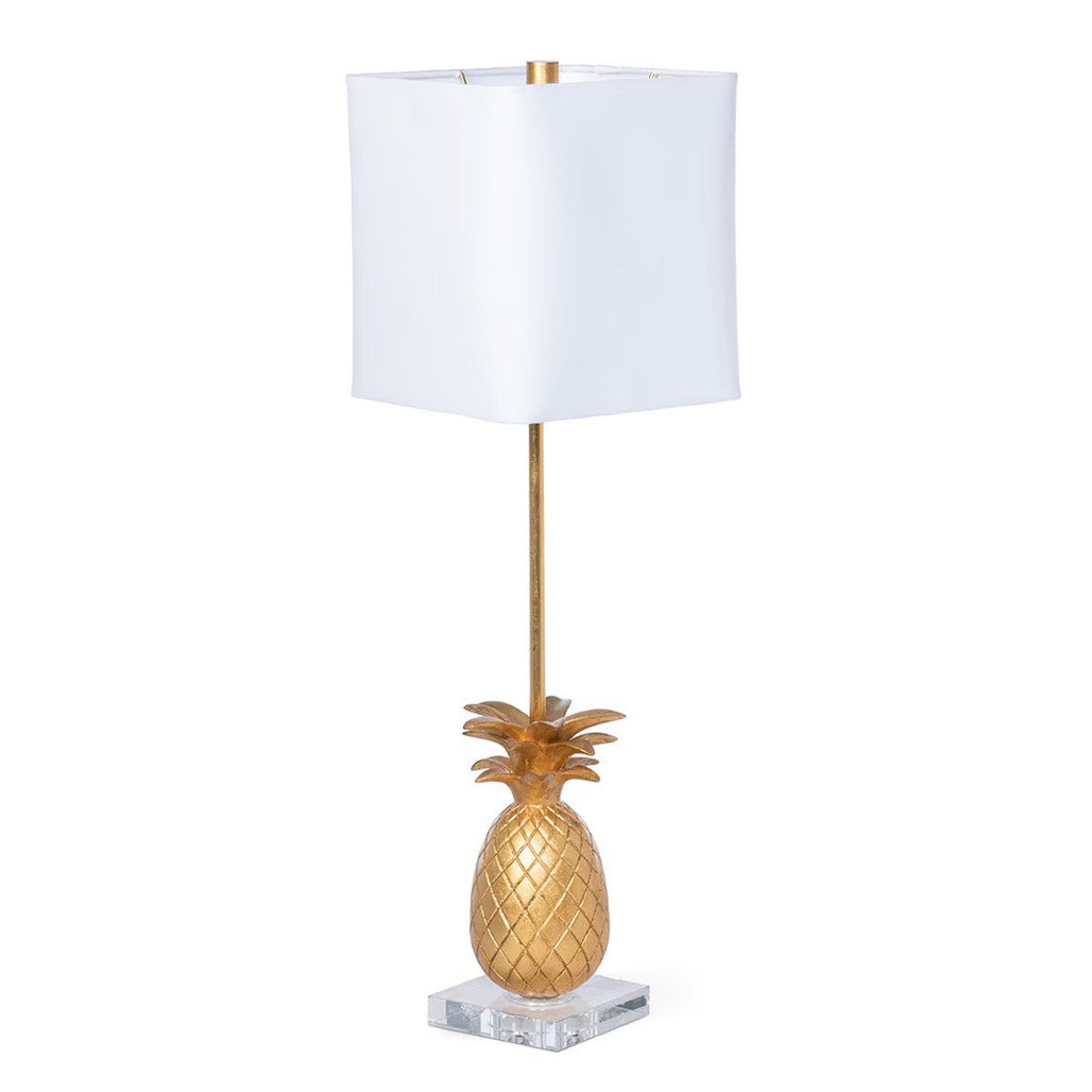 Golden Pineapple Buffet Lamp
