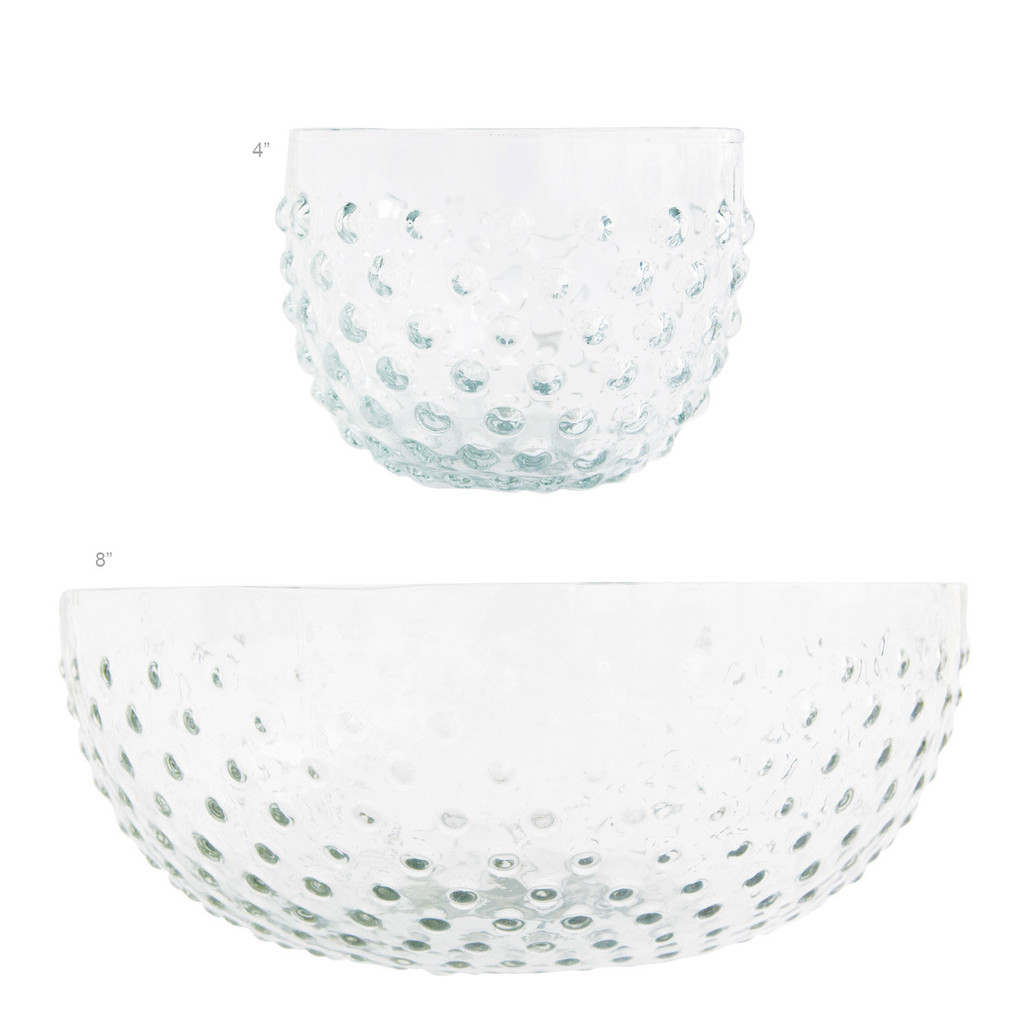Hobnail Glass Bowl