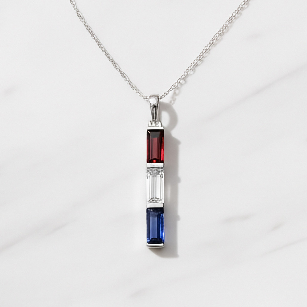 Sterling Silver Patriotic Pendant Necklace | The Shops at Colonial Williamsburg