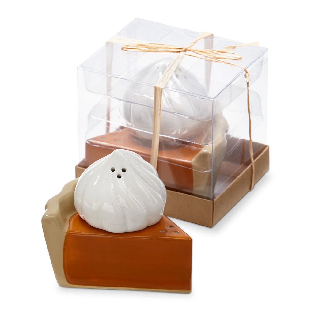 Pumpkin Pie and Whipped Cream Salt & Pepper Set