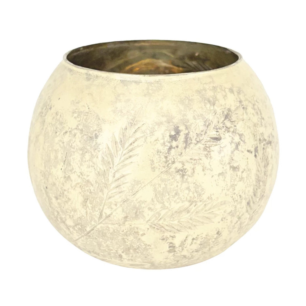Etched Mercury Glass Tealight & Votive Candle Holder | The Shops at Colonial Williamsburg