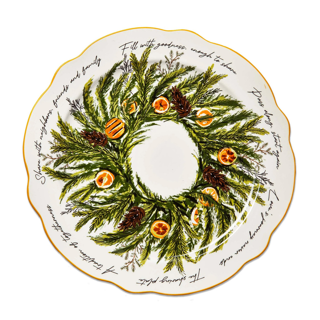 Citrus Grove Giving Plate 14.5"  | The Shops at Colonial Williamsburg