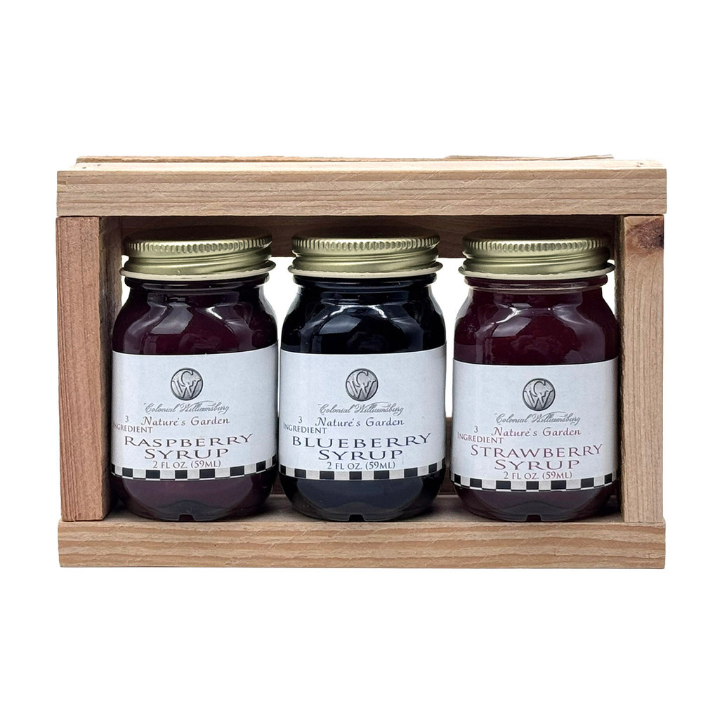 Colonial Williamsburg Mini Syrup Gift Crate | The Shops at Colonial Williamsburg