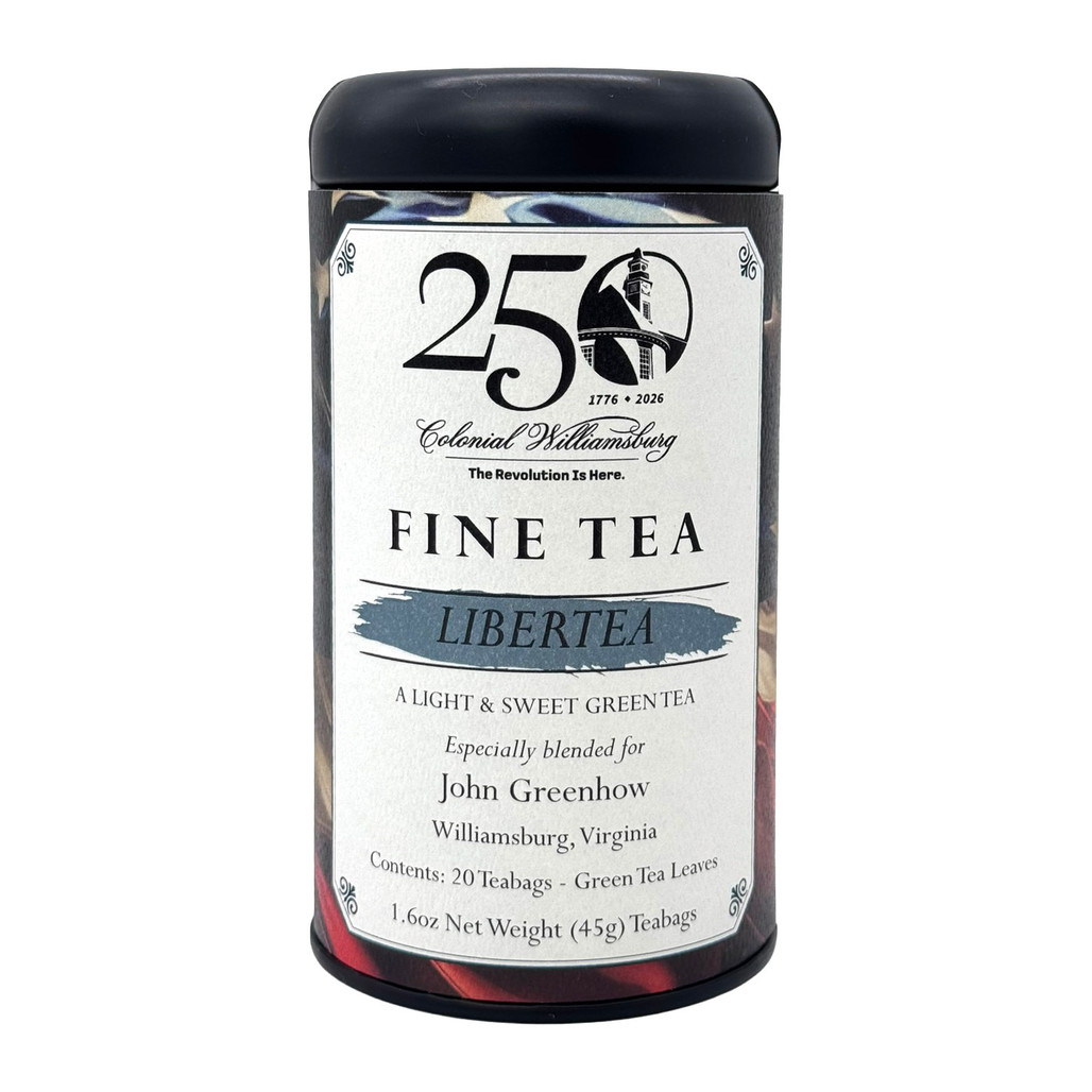 Colonial Williamsburg 250th Anniversary LIBERTEA Green Tea Colonial Williamsburg 250th Anniversary LIBERTEA Green Tea