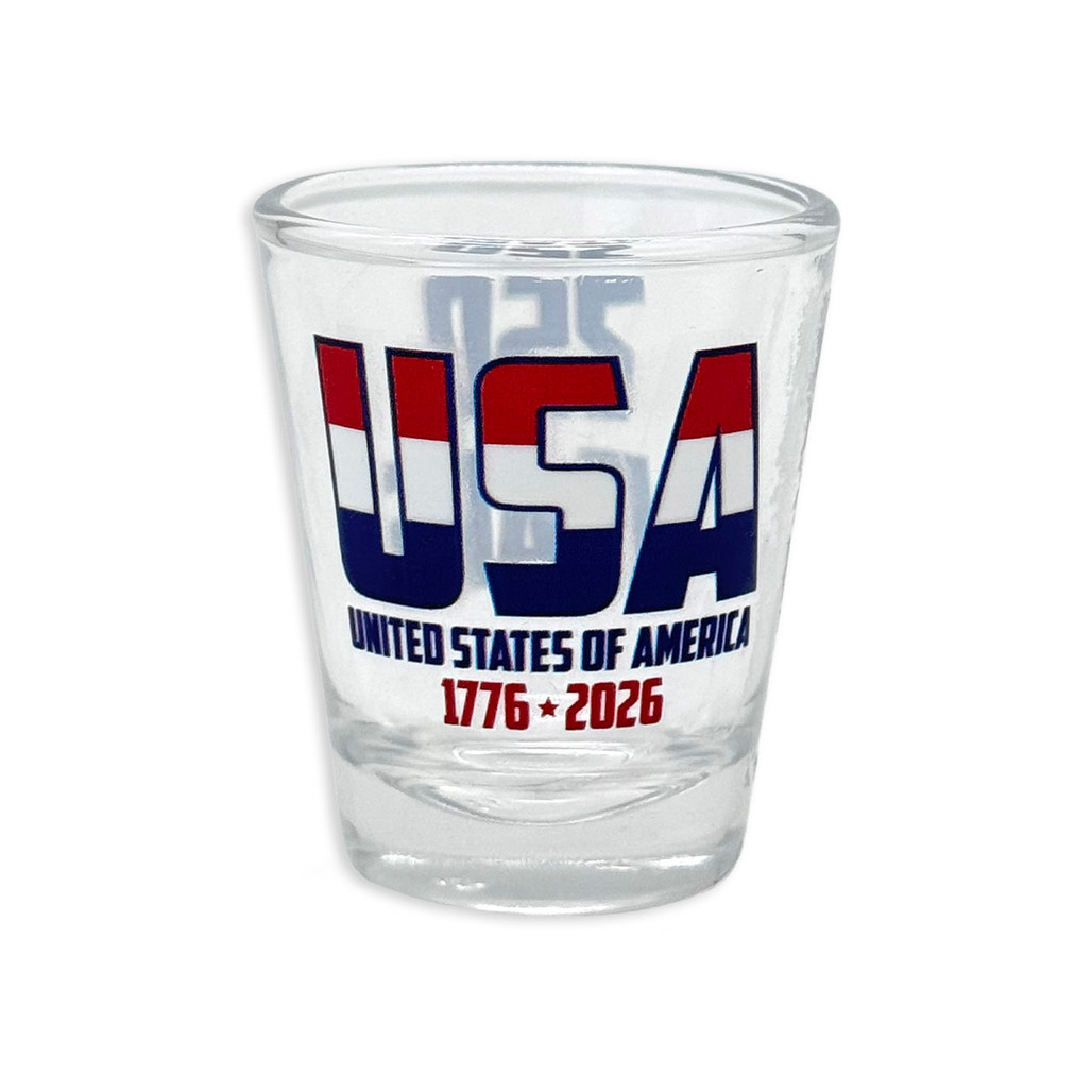 USA 250 Shot Glass | The Shops at Colonial Williamsburg USA 250 Shot Glass | The Shops at Colonial Williamsburg