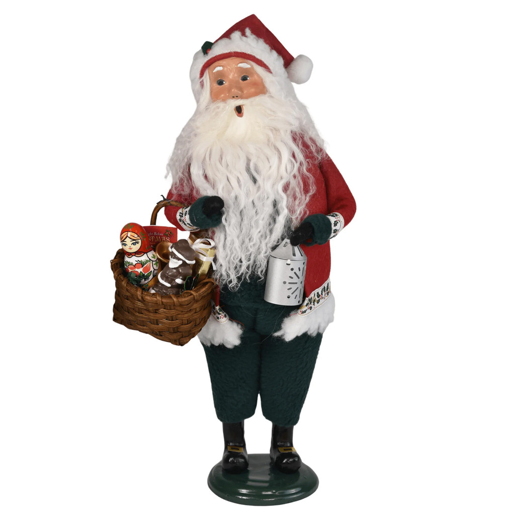 Byers' Choice Holly Jolly Santa Caroler | The Shops at Colonial Williamsburg