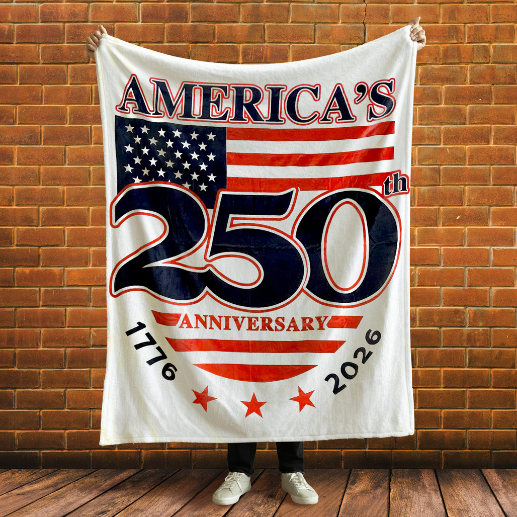 America's 250th Anniversary Throw Blanket