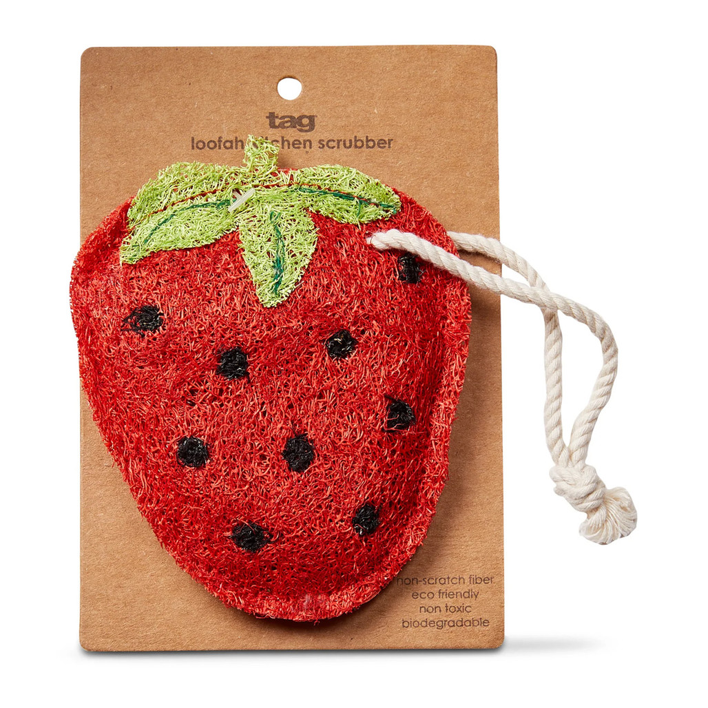 Red Strawberry Dish Scrubber | The Shops at Colonial Williamsburg