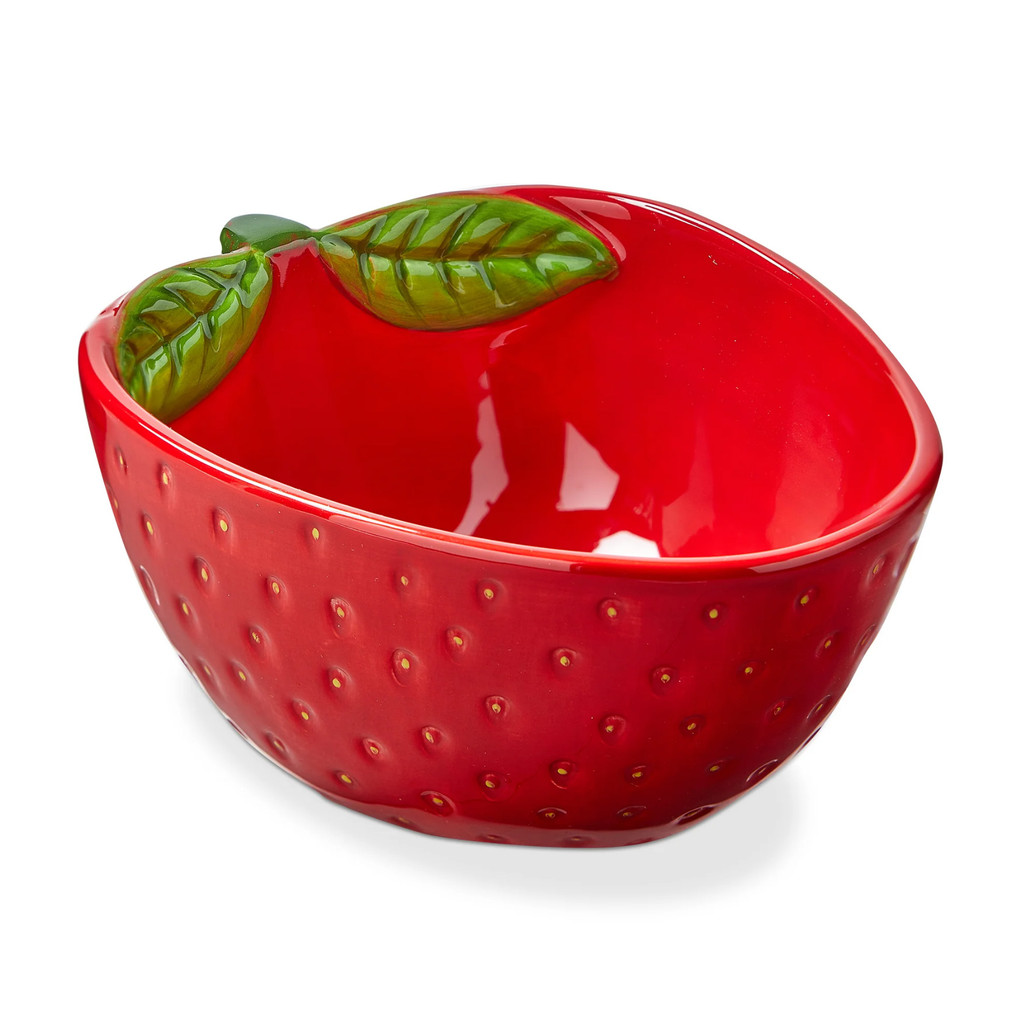 Red Strawberry Snack Bowl | The Shops at Colonial Williamsburg