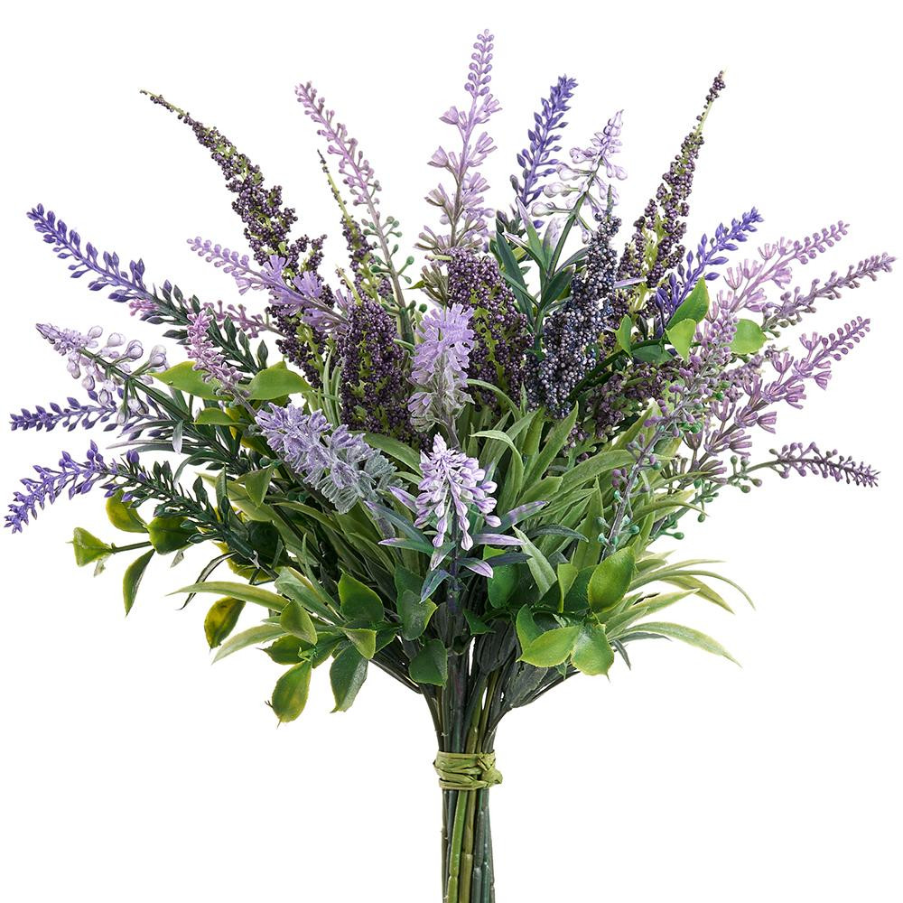Purple Lavender & Grape Hyacinth Bouquet Floral Arrangement 12