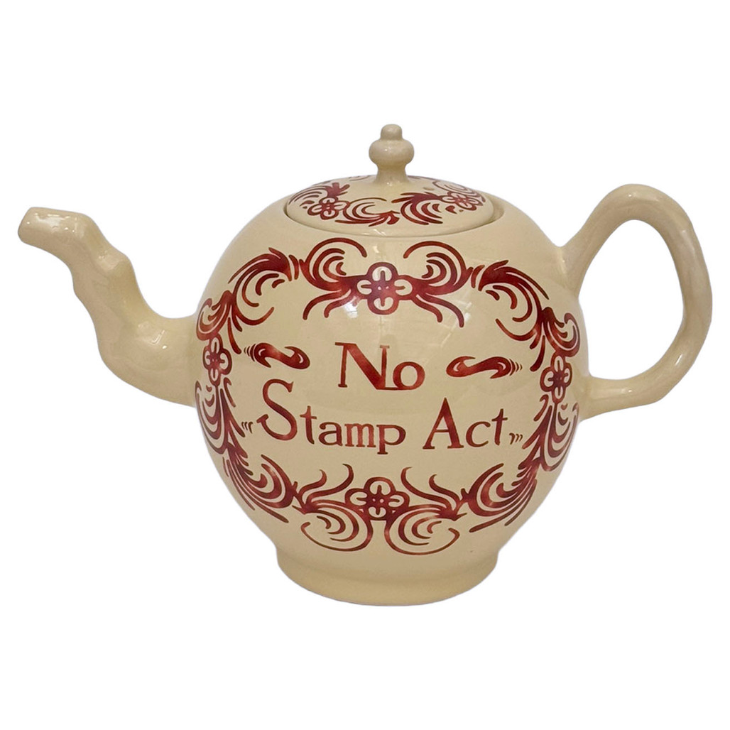 Colonial Williamsburg "No Stamp Act" Teapot | The Shops at Colonial Williamsburg