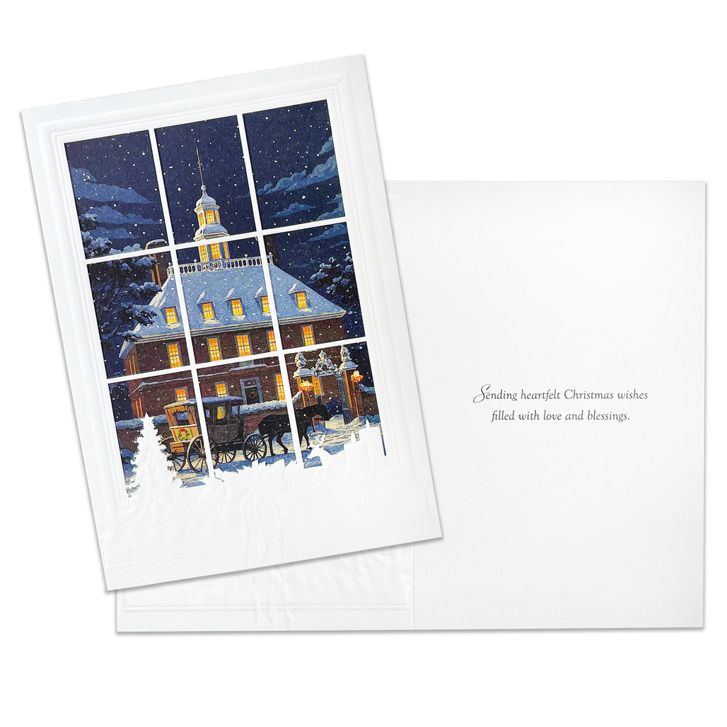 Colonial Williamsburg Governor's Palace Christmas Cards
