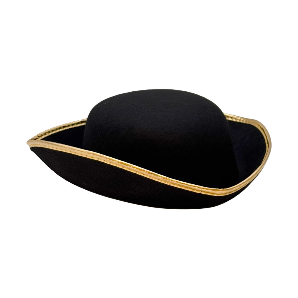 Gold Trimmed Child's Tricorn Hat | The Shops at Colonial Williamsburg