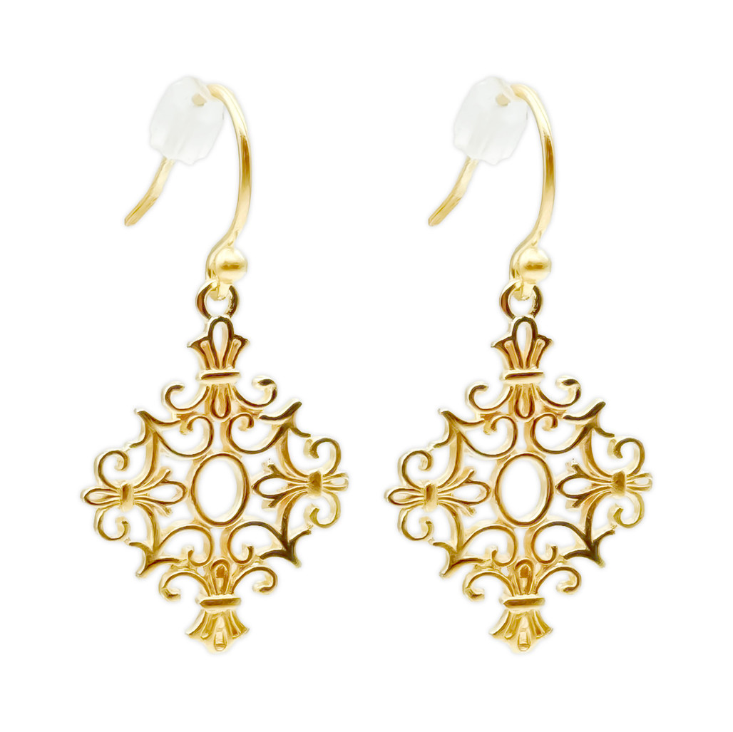 Capitol Gold Plated Sterling Silver Earrings | The Shops at Colonial Williamsburg