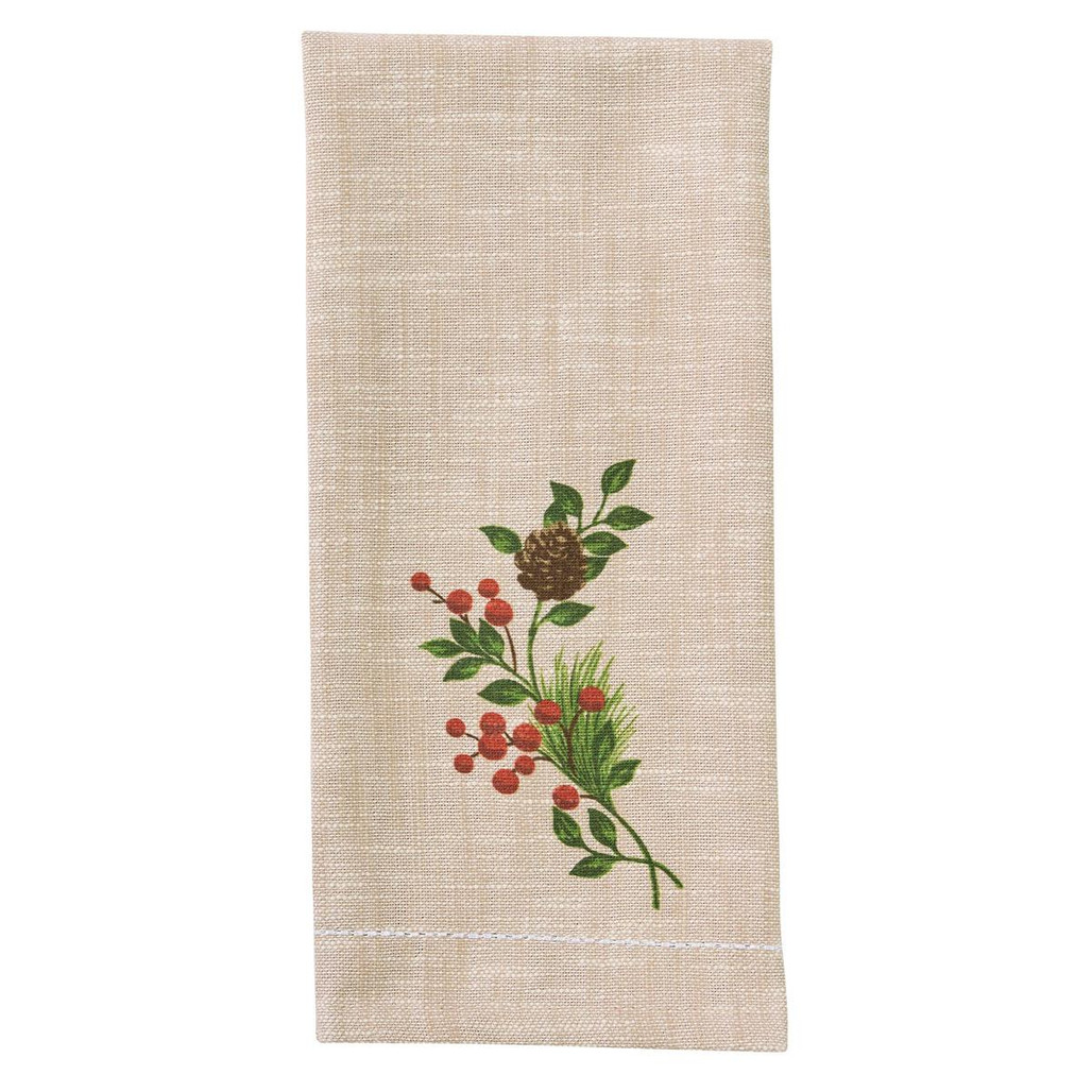 WILLIAMSBURG Boxwood & Pine Sprig Kitchen Towel | The Shops at Colonial Williamsburg