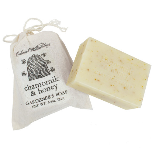 Chamomile and Honey Garden Sack Bar Soap | The Shops at Colonial Williamsburg