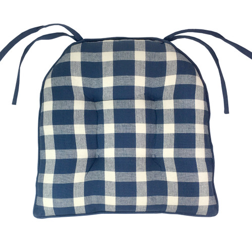 Pastoral Buffalo Check Chair Pad