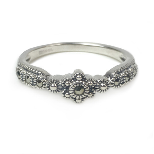 Rococo Marcasite Silver Ring | The Shops at Colonial Williamsburg