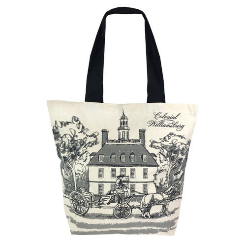 Colonial Williamsburg Governor's Palace Canvas Tote Bag | The Shops at Colonial Williamsburg