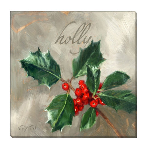 Carton of 48 Christmas Pearlized Holly Berry Picks