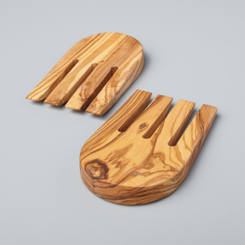 Olive Wood Salad Hands | The Shops at Colonial Williamsburg