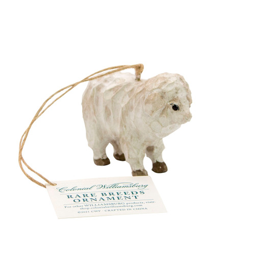 Colonial Williamsburg Rare Breeds Ornament - Sheep | The Shops at Colonial Williamsburg