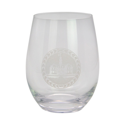 Colonial Williamsburg Seal Stemless Wine Glass | The Shops at Colonial Williamsburg
