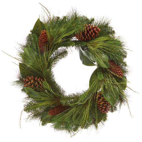 Pine, Magnolia, and Pinecone Wreath 24" | The Shops at Colonial Williamsburg