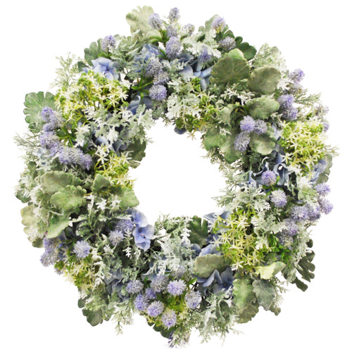 Hydrangea and Lavender Wreath 20" | The Shops at Colonial Williamsburg