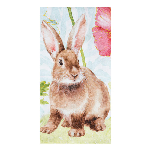 Watercolor Sitting Bunny Kitchen Towel | The Shops at Colonial Williamsburg