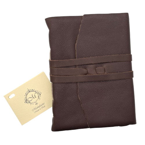 Hand Stitched Brown Leather Journal | The Shops at Colonial Williamsburg