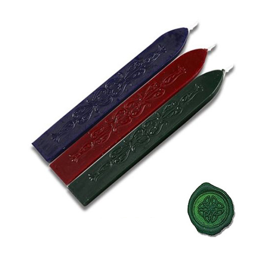 Flexible Sealing Wax Tri-Pack - Navy, Burgundy, Forest Green | The Shops at Colonial Williamsburg