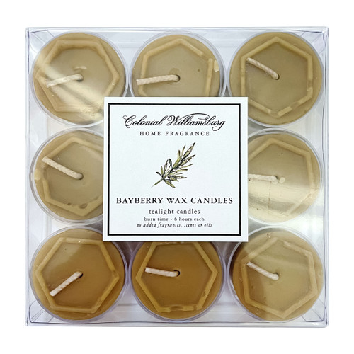 Bayberry Wax Tealight Candles | The Shops at Colonial Williamsburg