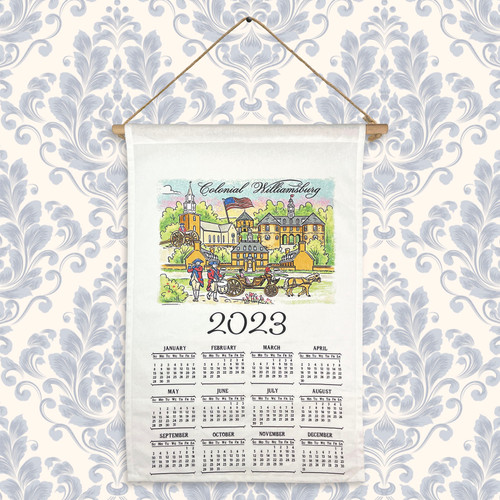 2023 Colonial Williamsburg Towel Calendar | The Shops at Colonial Williamsburg