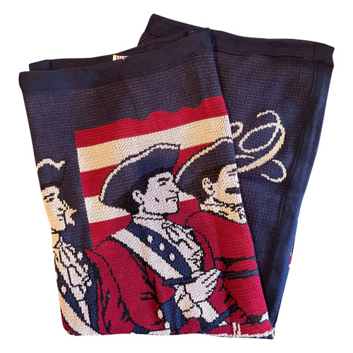 Colonial Williamsburg Fife & Drum Corps. Knit Blanket | The Shops at Colonial Williamsburg