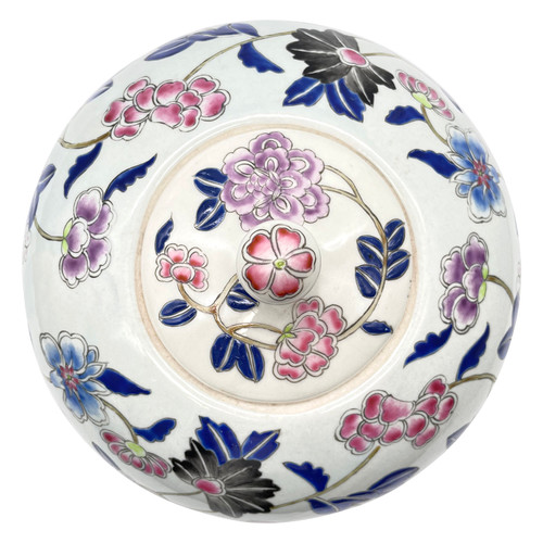 Porcelain Floral Melon Jar | The Shops at Colonial Williamsburg