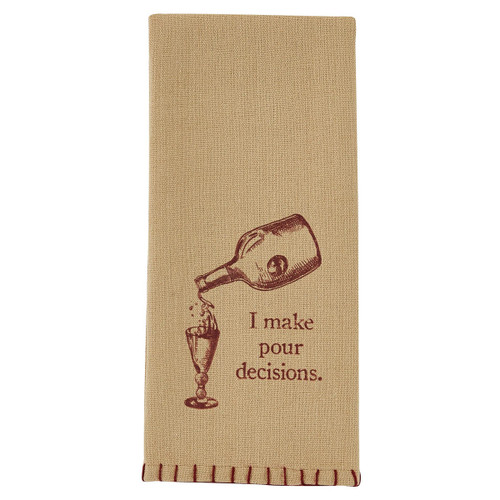 Pour Decisions Dish Towel | The Shops at Colonial Williamsburg