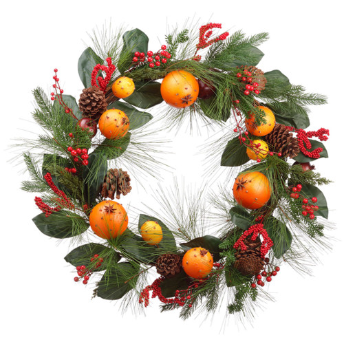 Spiced Orange, Pine & Berry Wreath 30" | The Shops at Colonial Williamsburg