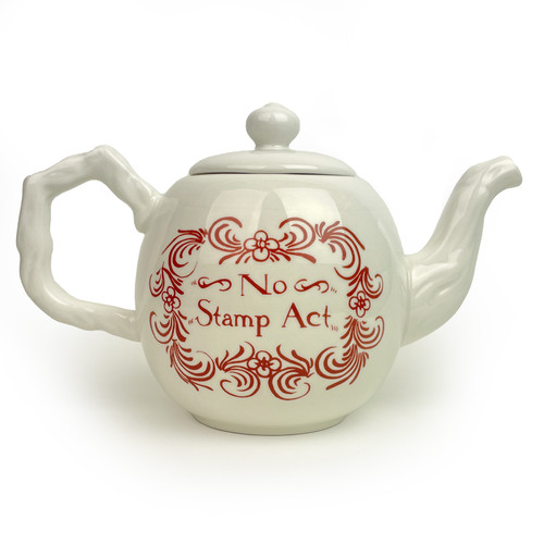 "No Stamp Act" Teapot | The Shops at Colonial Williamsburg