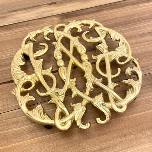 Colonial Williamsburg Cypher Brass Trivet | The Shops at Colonial Williamsburg