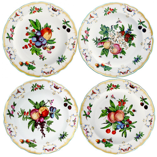 Duke of Gloucester Porcelain Rimmed Soup Bowls Set | The Shops at Colonial Williamsburg