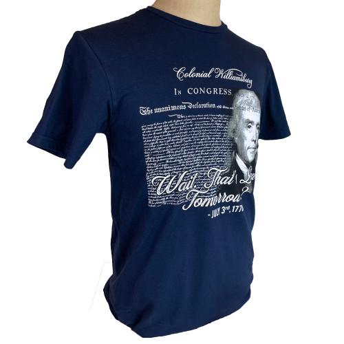 Colonial Williamsburg "Wait, That's Due?" Adult T-Shirt | The Shops at Colonial Williamsburg