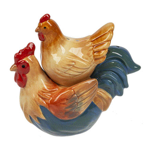 Stacking Roosters Salt & Pepper Shakers | The Shops at Colonial Williamsburg